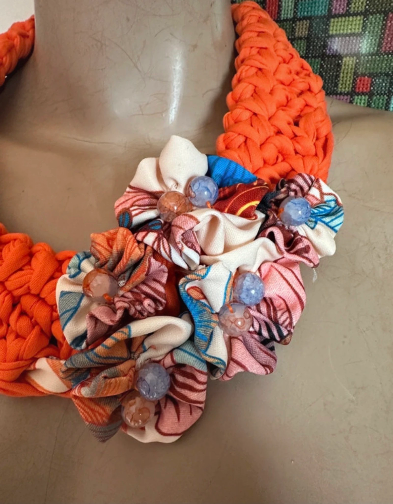 Colar feito à mão multicolorido – photo 3
